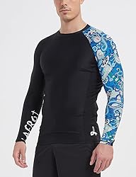 LAFROI Men's Long Sleeve UPF 50+ Baselayer Skins
