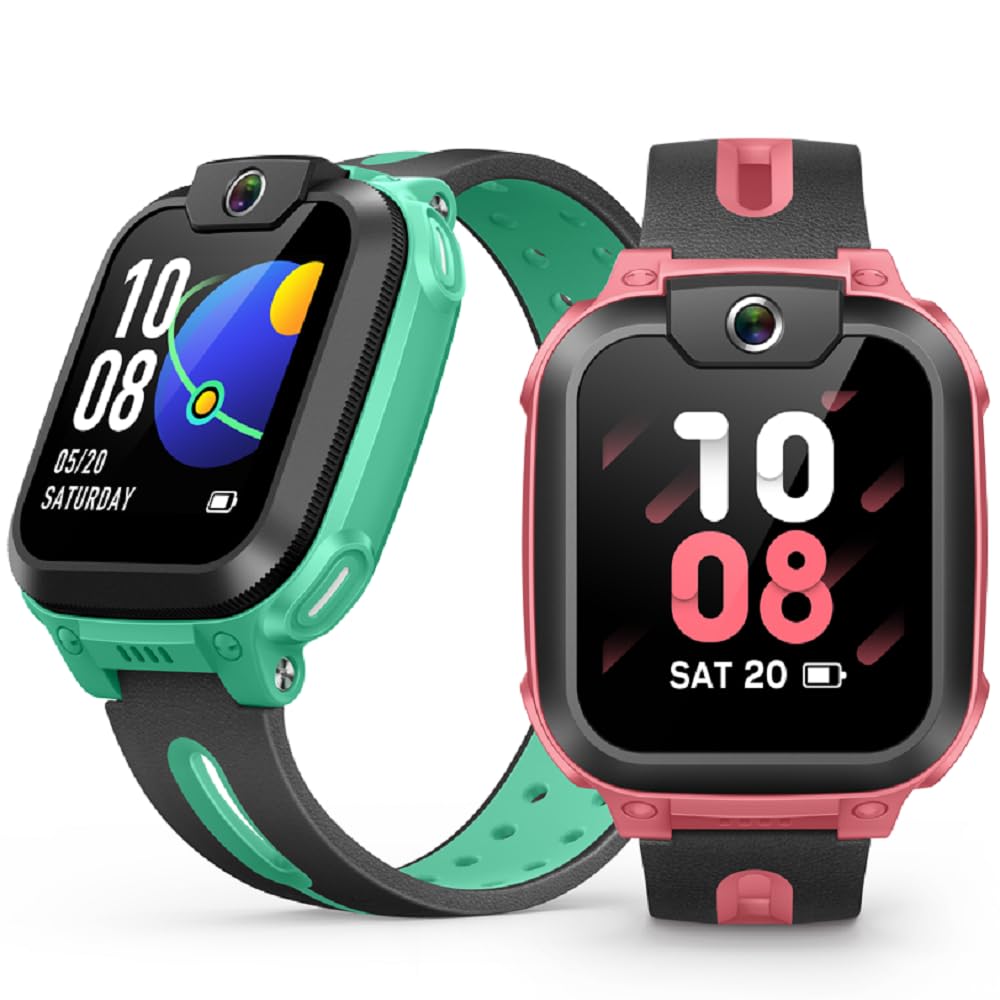imoo Watch Phone Z1 Kids Smart Watch, 4G Kids Smartwatch with Video and Phone Call Durable, GPS Watch with Real Time Location and IPX8 Water Resistance (Pink)