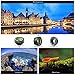 LENSOUL 3 in 1 Clip-on Cell Phone Camera Lens Kit, 180 Degree Fisheye Lens+Wide Angle Lens+10x Marco Lens for Iphone/Samsung/All Other Smartphones 