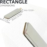 FIRST4MAGNETS Adhesive Neodymium Magnet 20x6x1.5mm N42 Pack of 10 view 3
