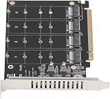 Annadue NVMe PCIe Adapter M.2 SSD to PCIE X16 4 Port Expansion Card 4x32Gbps view 7