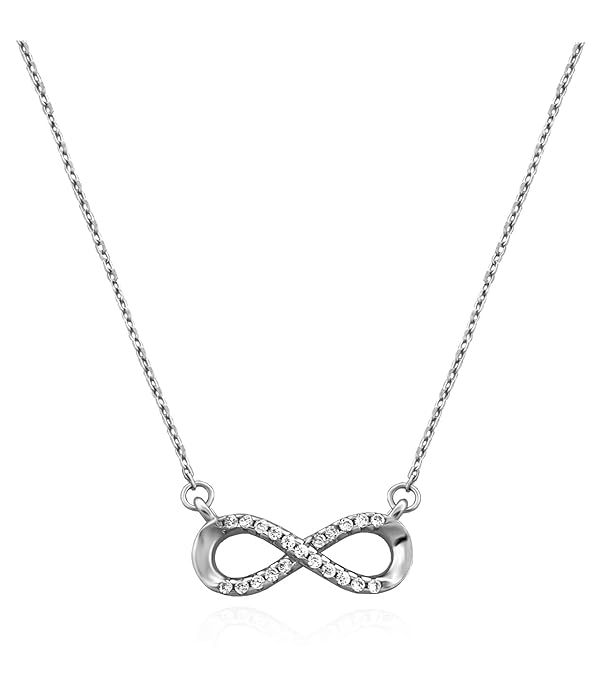 SOFIA MILANI Damen-Halskette Unendlichkeit 925 Silber 50135
