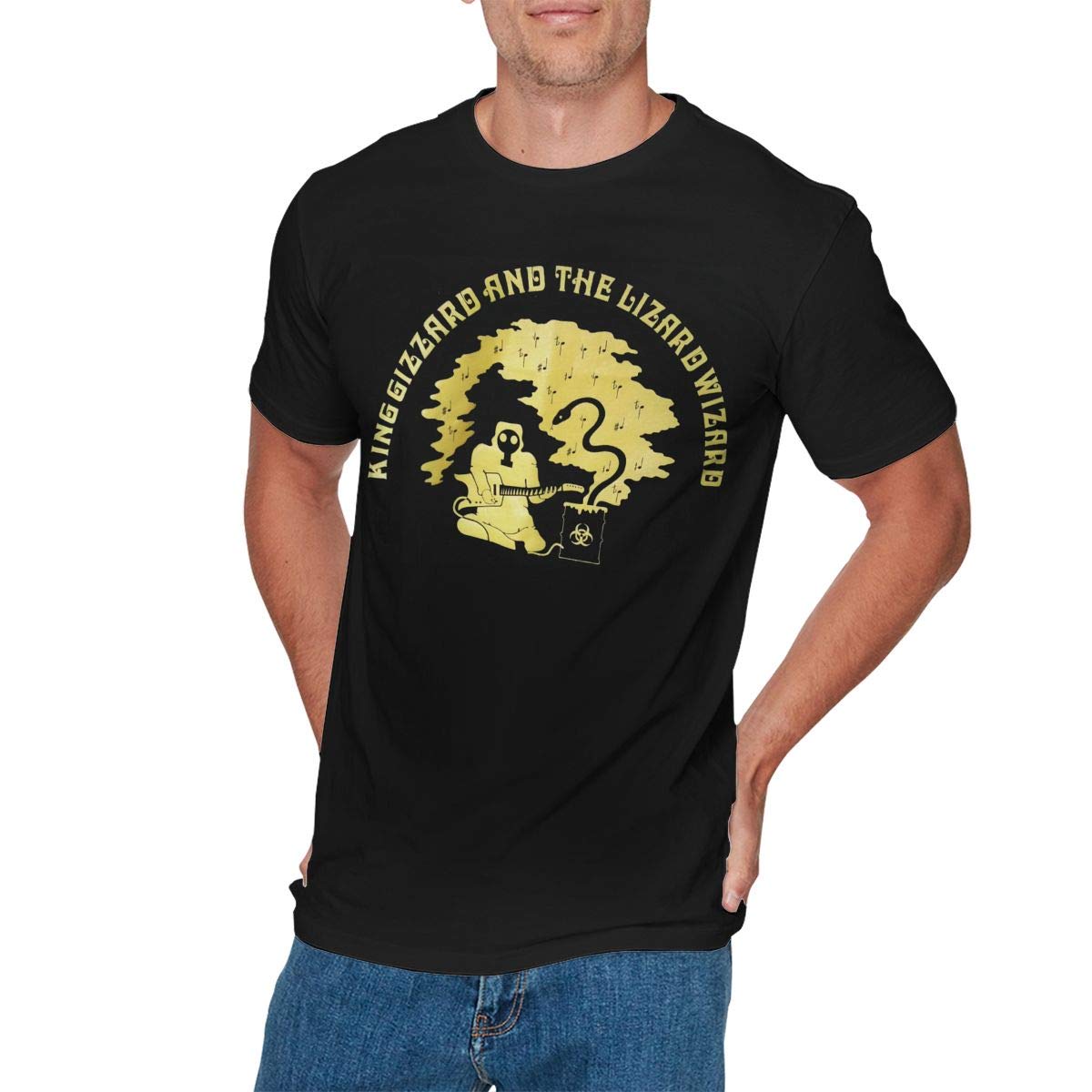Fashion King Gizzard The Lizard Wizard Black T Shirt