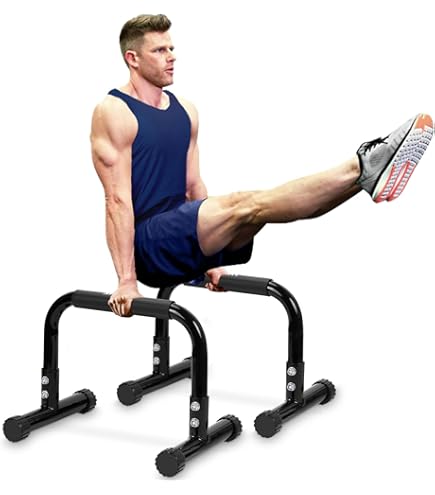 ウエイトトレーニング PULLUP & DIP parallettes PULLUP & DIP Fitness Parallettes, Medium Parallette Bars For