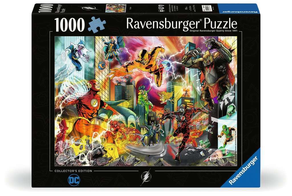Ravensburger DC Collector's Edition The Flash Rompecabezas de 1000 piezas para adultos - 12000748 - Herramientas hechas a mano, fabricadas en Alemania, cada pieza encaja perfectamente