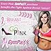 GymPaws Barbell Grips for Weightlifting Women - Washable Leather - Four Finger Loop Sweat Proof Backing (Bubblegum Pink)