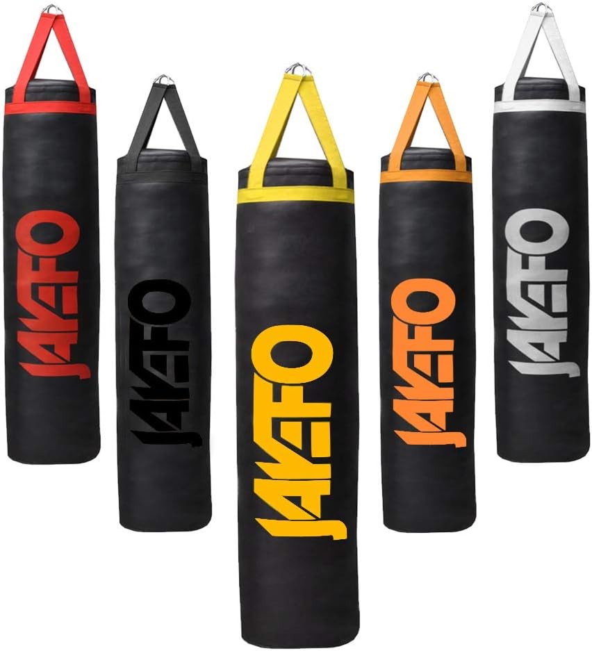Jayefo Trexter Heavy Punching Bag 6-5-4 FT 10 Year Warranty Muay Thai Heavy Bag Boxing MMA Fitness Workout Training Kick Boxing Punching Banana Bag-Unfilled