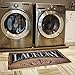 USTIDE Farmhouse Laundry Room Rug, Vintage Wooden Mat, Laundry Room Rugs, Washhouse Mat Waterproof Kitchen Rugs Non Skid Rubber Area Rug 2x4