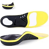 (2025) Plantar Fasciitis Insoles for Women & Men - Orthotic Arch Support Insoles for Pain Relief - Cushioned Shoe Inserts for Standing All Day, Work Boots, Flat Feet & Heel Spurs - Comfortable