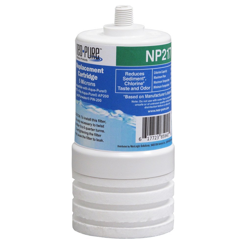 Neo-Pure NP217 Replacement Filter with Cartridge for AP217 Model, White