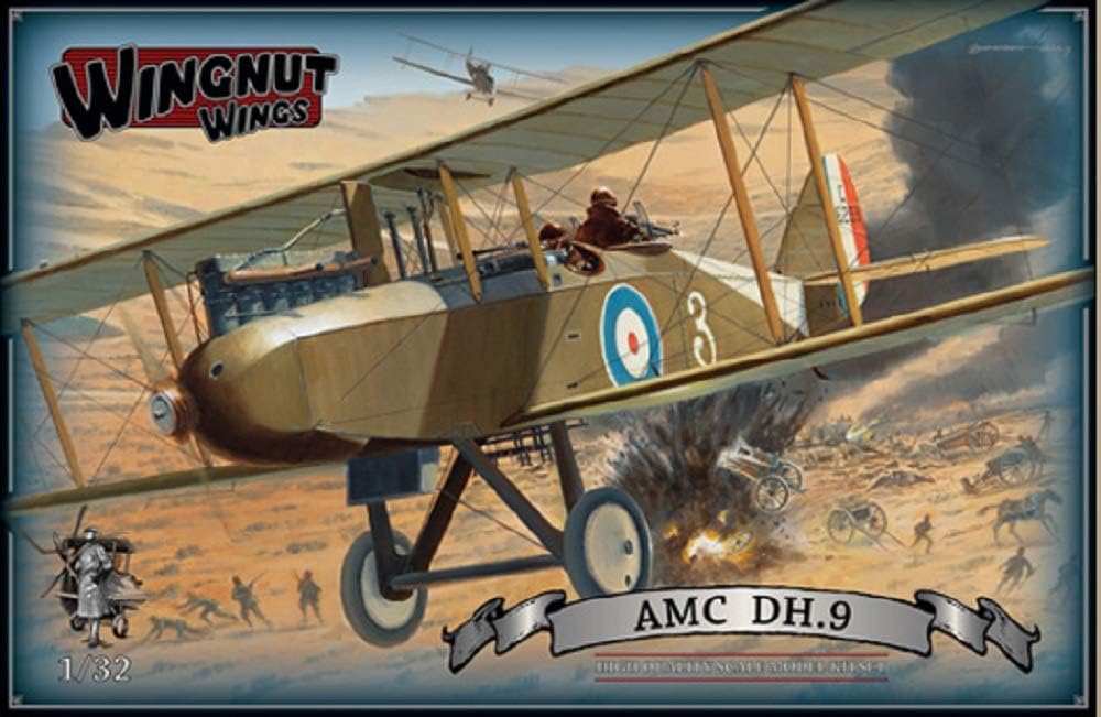 Wingnut Wings Wingnut Wings32035 1/32 Scale AMC DH.9 Model Kitsets, Multi Color