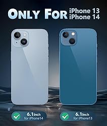 FNTCASE for iPhone 13 Phone Case: Clear Phone Case