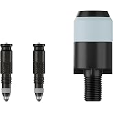 Schwalbe Clik Valve Conversion Set - Presta/SV Valve Conversion Kit with Pump Head Adapter - Innovation for Inflating Bicycle Tyres