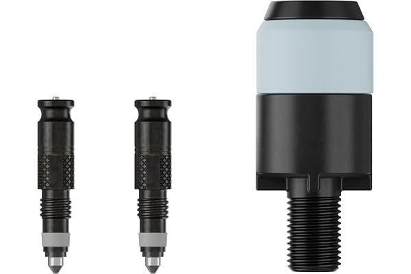 Schwalbe Clik Valve Conversion Set - Presta/SV Valve Conversion Kit with Pump Head Adapter - Innovation for Inflating Bicycle