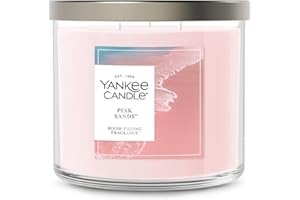 Yankee Candle 3 Wick Candle Jar, Scented Candle with up to 40 Hours of Burn Time, Premium Plant Wax Blend for Consistent Long