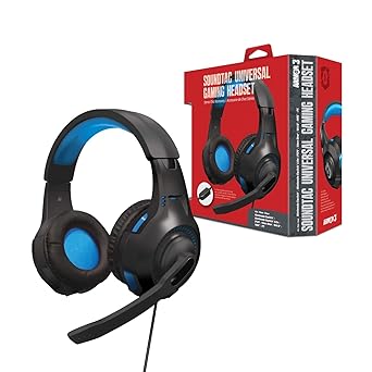 Amazon Com Armor3 Soundtac Universal Gaming Headset Blue For Xbox Series X Xbox Series S Nintendo Switch Lite Ps4 Ps5 Xbox One Wii U Pc Mac Playstation 5 Video Games