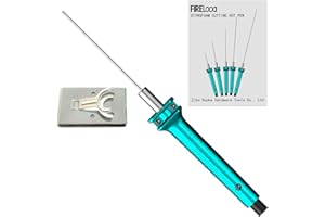 FIRELOOD Hot Wire Pen, Electric Hot Wire Cutter Pen 10cm, Styrofoam Cutting Hot Pen Hot Wire Cutting Pen for Amateur DIY Heat Cutting Engraving Pen, Note that this is a hot cutting pen without power supply！