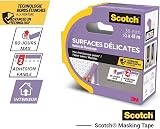 ScotchBlue Painter's Tape for Sensitive Surfaces 36mm x 41m - Sharp Lines Indoor view 3
