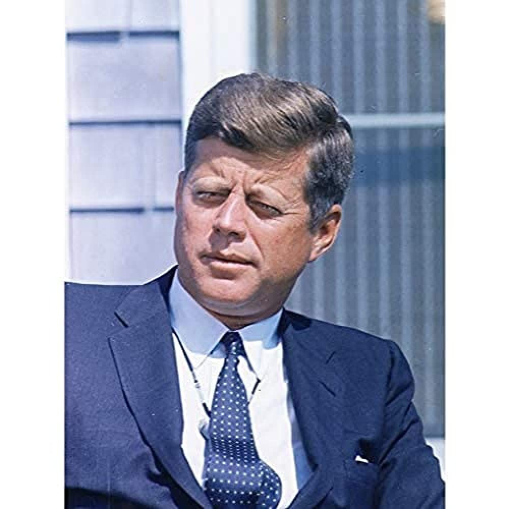 Cronkite President JFK Kennedy Interview Photo Art Print Canvas Premium Wall Decor Poster Mural