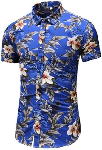 slim fit hawaiian shirts amazon
