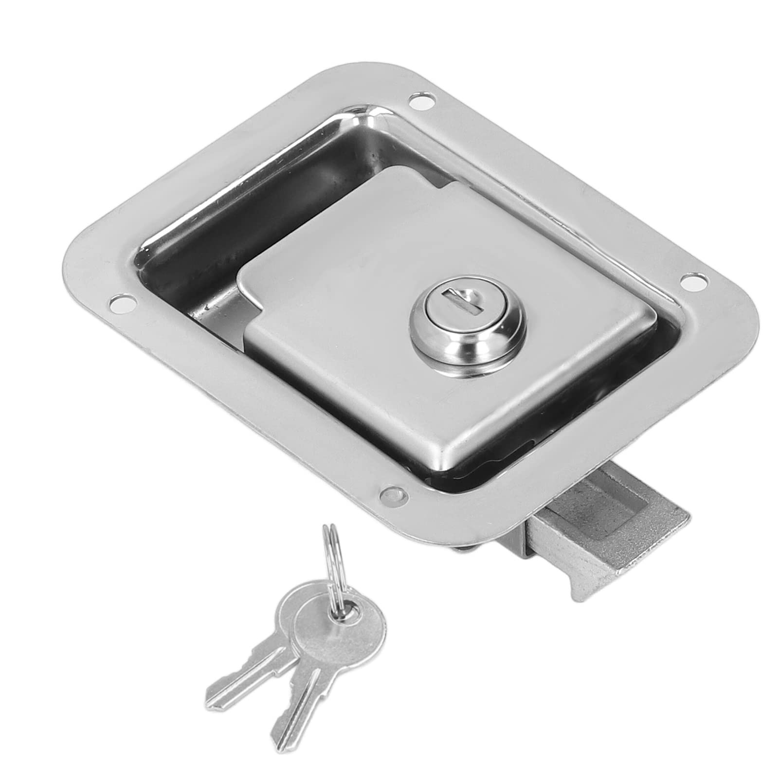 Locking Door Latch, Travel Trailer Lock High Hardness Reasonable Rustproof Heavy Duty Weather Resistant for Toolbox for Cabinet for Electric Box