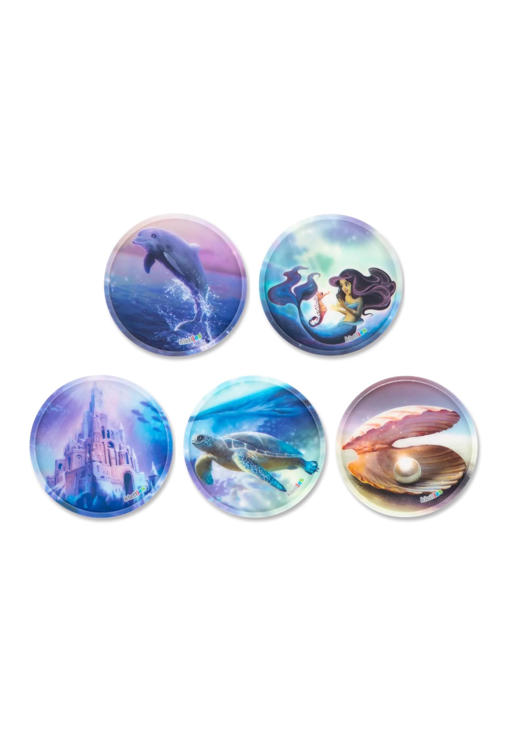 ergobag Klettie - Set, 5-Teilig, Klett, Meerjungfrauen