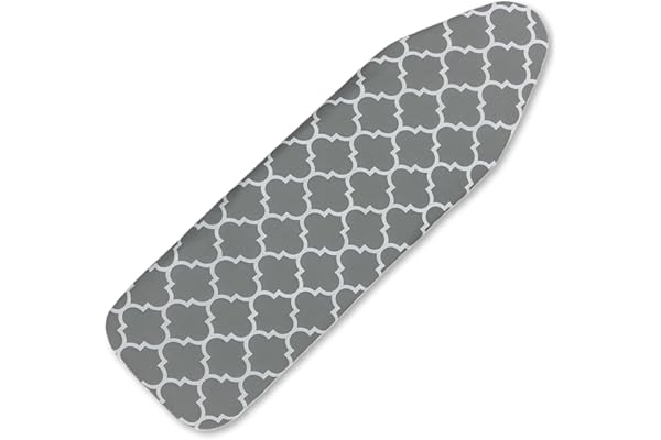 Ironing Board Cover and Pad,Sewn-in Thick Feltpads,Elastic Edge,15"x48"Scorch & Stain-Resistant Replacement Ironing Board Cov