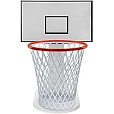 Basketball Hoop Garbage Waste basket bin Set (Including 1pc Basketball Trash Can)-Basketball Trash Can for Boys Room Decor- Christmas Gift for Boys-Garbage Can for Basketball Party and Basketball Gift