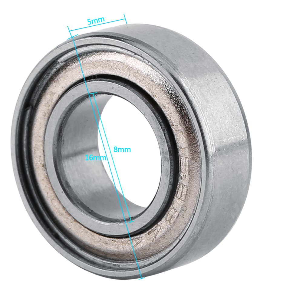 Hilitand 10 Pcs/Set 688ZZ Ball Bearings Mini Metal Ball Bearing Double Shielded Deep Groove Ball Bearing 8x16x5mm - Image 3