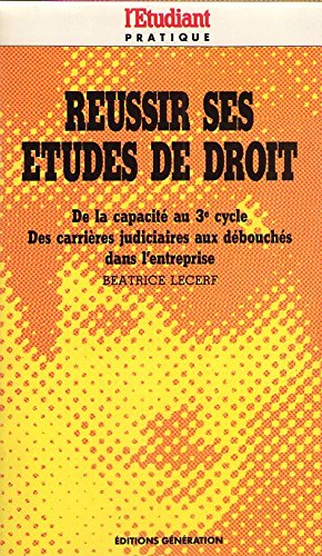 Réussir ses études de droit