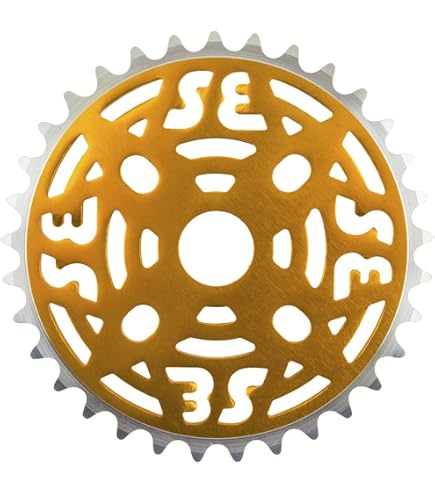 Plateau SE Bikes One Piece Alloy 39 Dents + Spider - Noir/argent - Chaîne 1/2 X 1/8