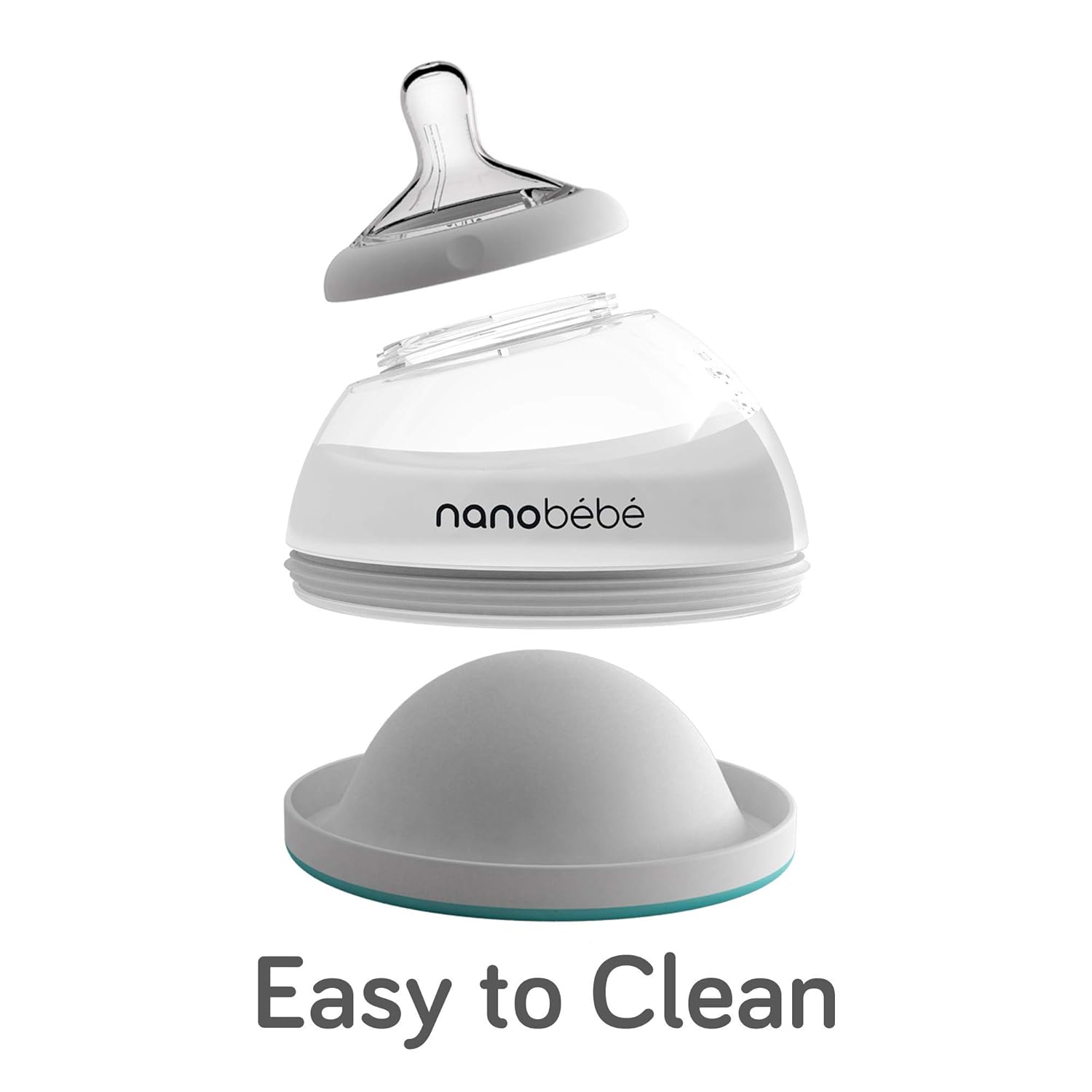 nanobebe Breastfeeding Baby Bottles Starter Set, Anti Colic Newborn Bottle Protects Breast Milk Nutrients, Breastfed Baby Bottles Set Includes Smart Warmer (ttpm Award Winner) : Baby