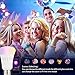2Pack Smart Bulb Compatible with Alexa,Google Home,Wifi Smart Light Bulb,Dimmable,Timer Switch,Multicolored,No Hub Required,Remote Control,Scene Mode,Wake Up Lights Function