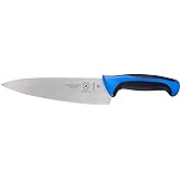 Mercer Culinary Millennia Colors Chef's Knife, 8 Inch, Blue