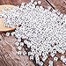 Quefe 600 Pieces Letter Beads White Acrylic Alphabet