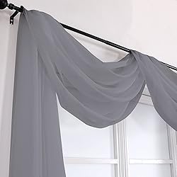 OVZMEGrey Sheer Window Scarf Vanlance Extra