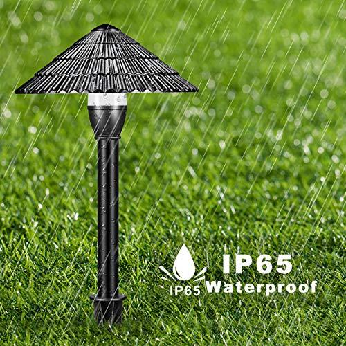 Outdoor Landscape Lighting Low Voltage Garden Landscape Lights Pathway Lights Yard Lights Driveway Lights, Aluminum Construction Waterproof 12V 3W 3000K Warm-Yellow Light（4-Pack） - Thumbnail 3