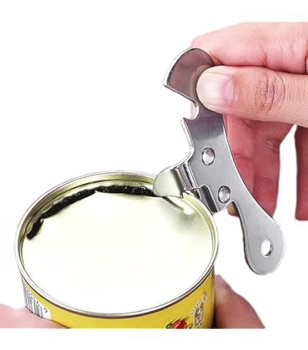 Ouvre-boîtes Militaires En Acier Inoxydable - équipement De Survie Durable Pour Le Camping Randonnee Ouvre Boite Manuel Facile A Utiliser Avec Fonction  P18544488