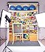 OFILA Kids Toys Store Backdrop 3x5ft Back to School Photos Blackboard Playground Children Birthday Party Decoration School Pupils Wallpaper Boys Girls Photos Digital Video Studio Props