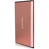 500GB External Hard Drive Portable - Maxone Ultra Slim 2.5'' External HDD USB 3.0 Compatible with PC, Laptop, Rose Pink