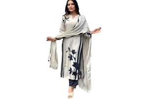 The Red Lion Enterprise Women Anarkali Dress, Alia cut kurti, Salwar suit pant and Dupatta 3pc set for women kurti dress