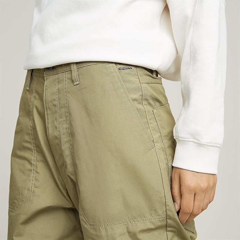 Donna Cargo 3D Boyfriend Pants, Verde scuro (ensis green D26030-C973-6057), 32W / 30L