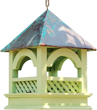 Amazon Com Sungmor Hanging Wild Bird Feeder Premium Wooden