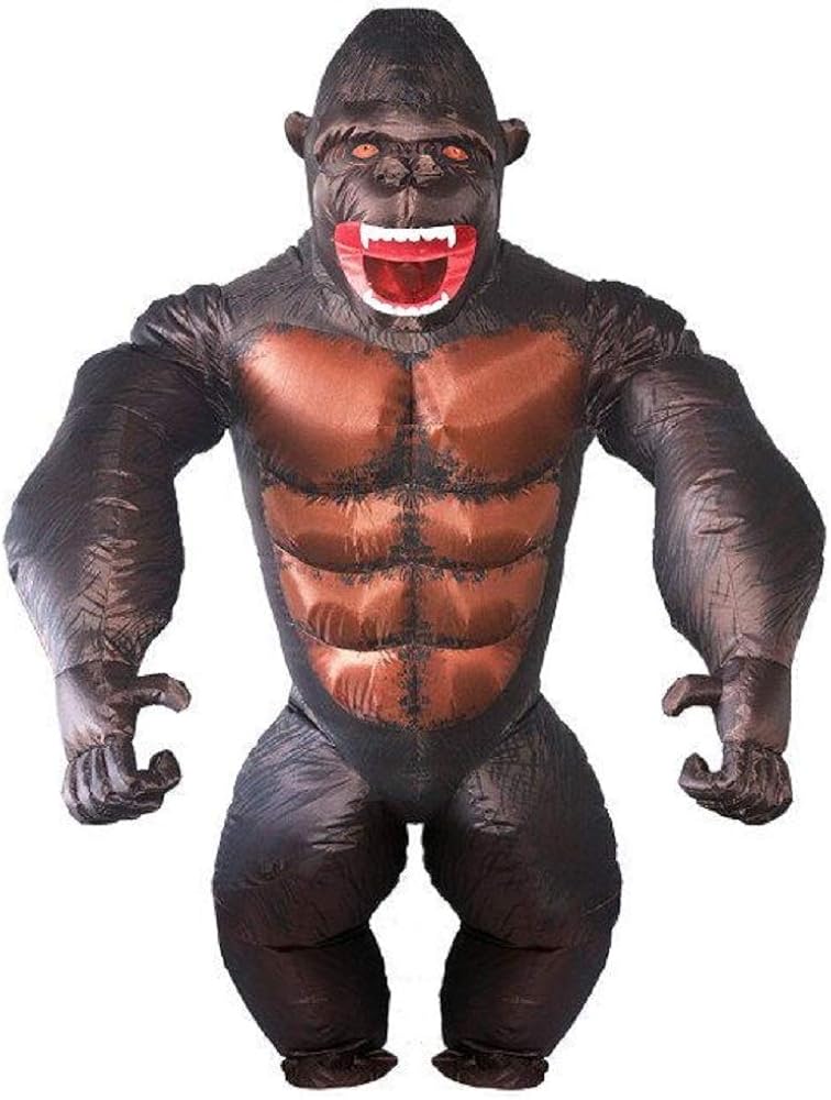 Adult Gorilla Inflatable Costume Halloween Inflatable Costume