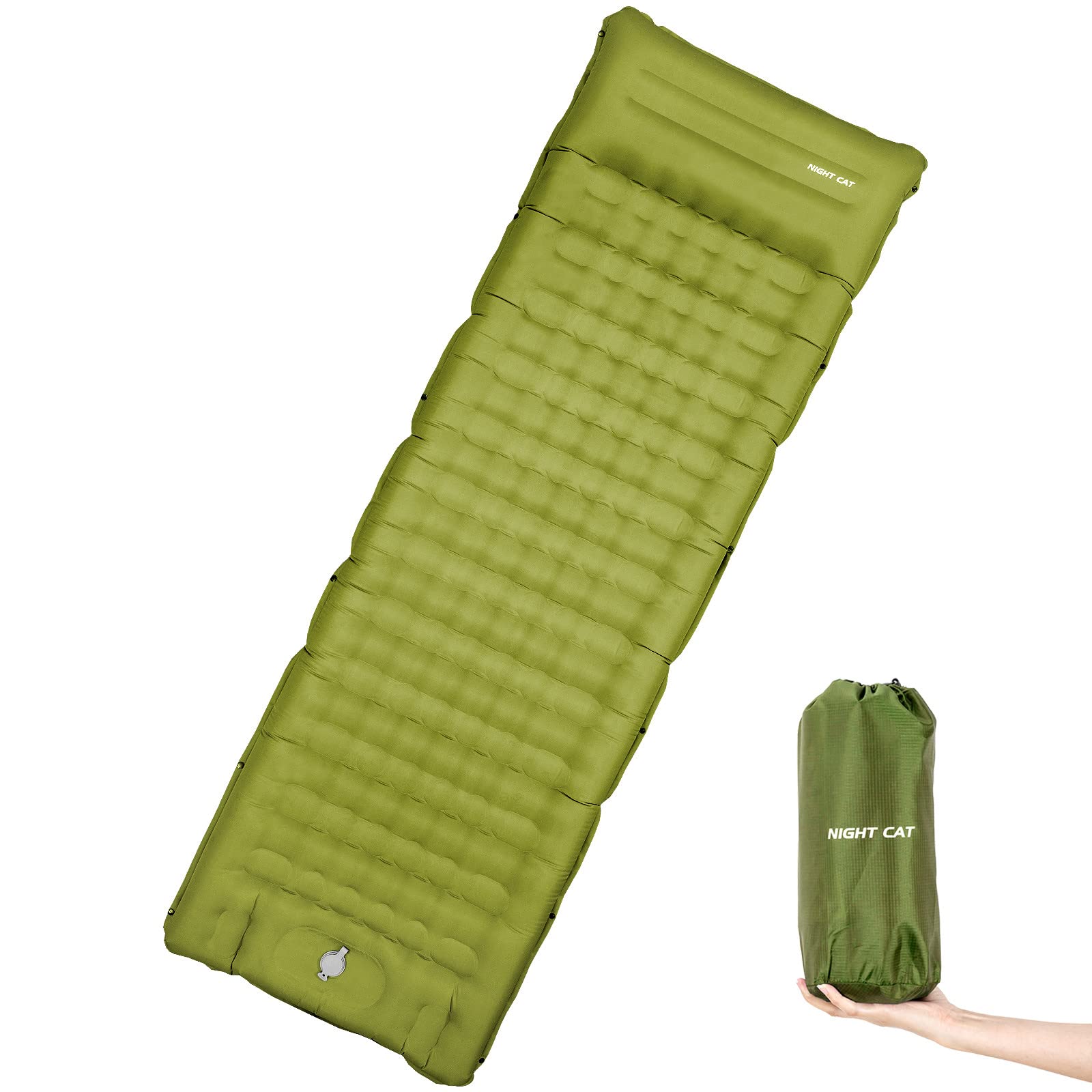 Night Cat Inflatable Sleeping Pads Mat Bed with