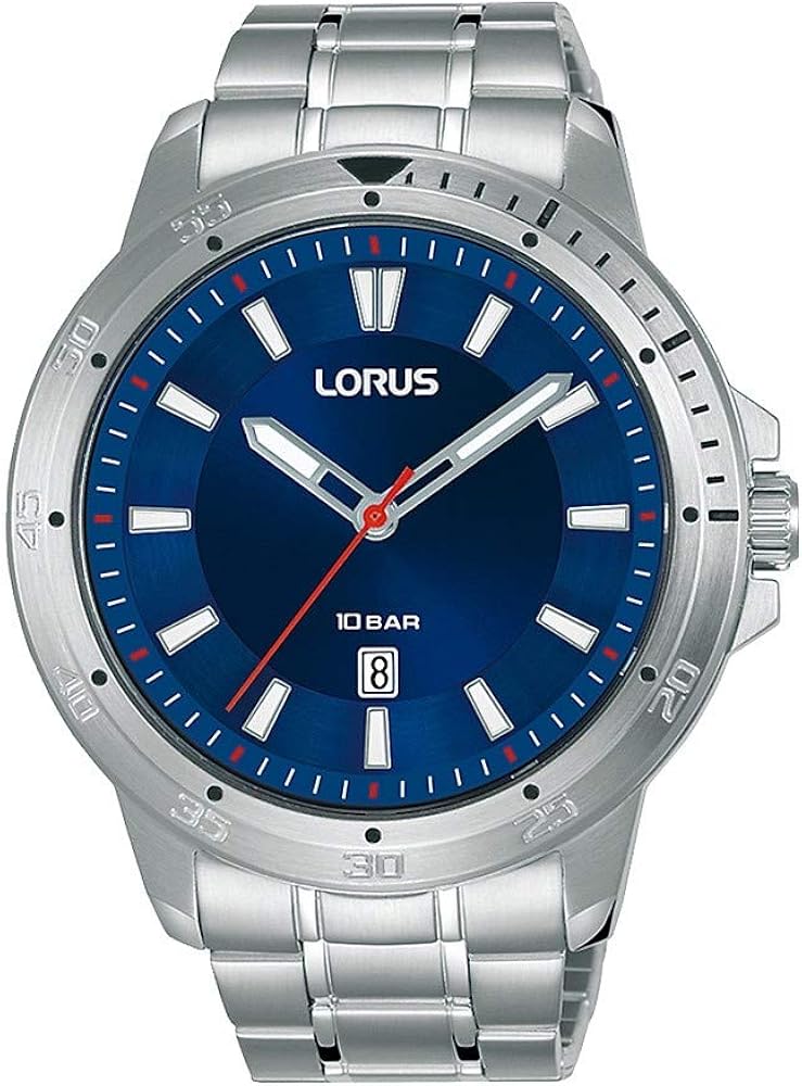 Lorus Mens Analogue Quartz Watch with StainlessSteel Bracelet RH947MX9