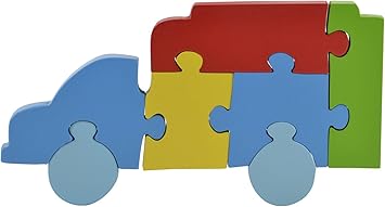 Skillofun Wooden Take Apart Puzzle Large - Truck, Multi Color