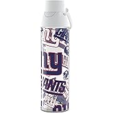 Tervis Venture® Lite Tritan 24oz Venture™ Lite with 2-in-1 VersaLid® | NFL® New York Giants - All Over | Made in America, Leakproof, Double-Wall Vacuum Insulated, Keeps Drinks Cold