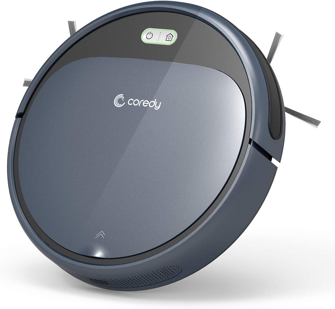 Coredy R300 Robot Vacuum Cleaner, 1400Pa Max Suction Power, Super Slim