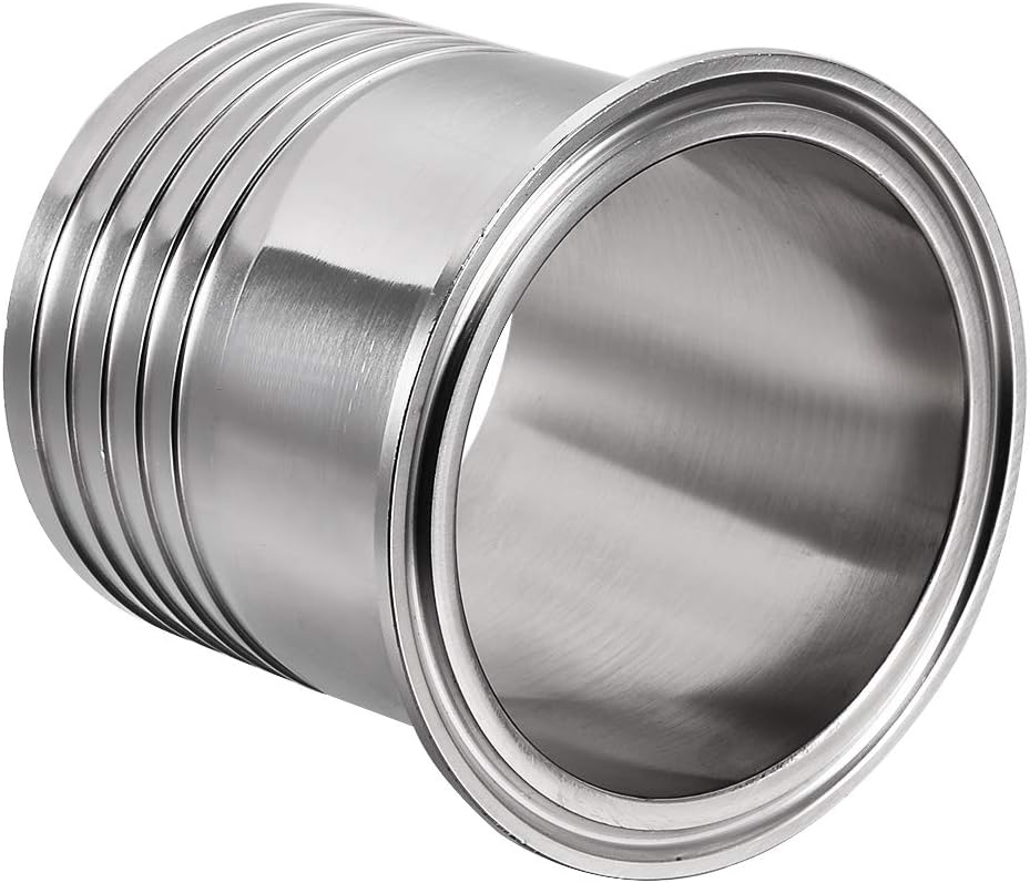 sourcing map Clamp Hose Adapter 3.583 Inch Flange to 3 Inch Hose Barb Fitting, 3" - Image 4